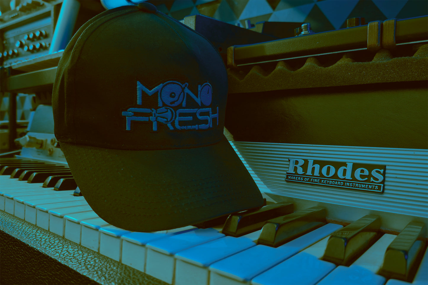 MONOFRESH Black Velcro Baseballcap